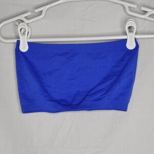 Blue Bandeau Bra One Size Fits Most XS to L
